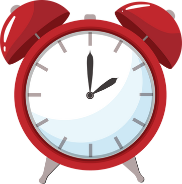 Red Alarm Clock illustration